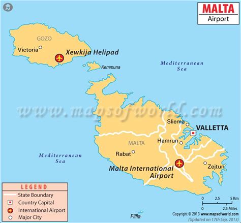 where is malta airport located.